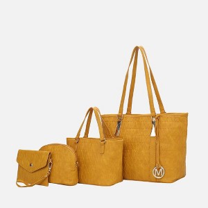 MKF Collection Arya Signature Vegan Leather Tote Bag for Women Versatile Handbag Purse by Mia K - 1 of 4