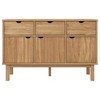 vidaXL OTTA Sideboard 44.9"x16.9"x28.9" Solid Wood Pine - 3 of 4