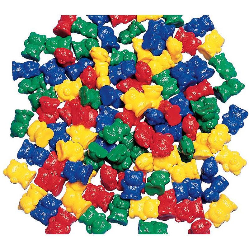 Childcraft Small Bear Counters, 3/4 Inches, Assorted Colors, set of 100, 1 of 2