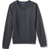 Lands' End School Uniform Kids Cotton Modal Cardigan Sweater - 2 of 3