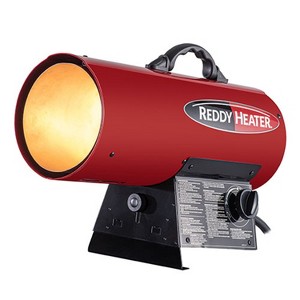 REDDY HEATER™ 60,000-BTU Propane Indoor/Outdoor Forced-Air Heater with Adjustable Base Stand and Quiet Drive, RFG60V - 1 of 4