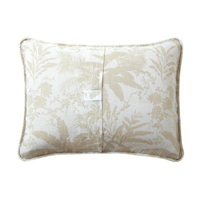 Coastal Breeze Twin Quilt Set in White Cotton with Reversible Design