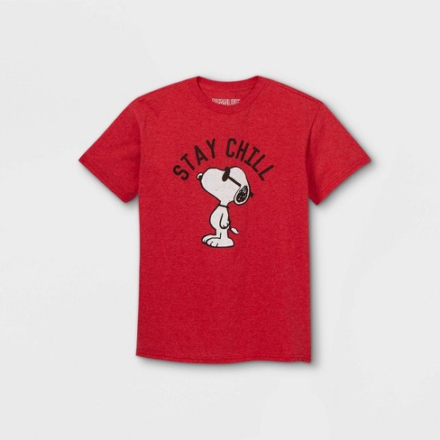 Boys Peanuts Snoopy Short Sleeve Graphic T Shirt Red Target