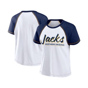 NCAA Northern Arizona Lumberjacks Women's White Stitch T-Shirt - 1 of 3