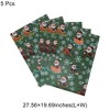 Unique Bargains Gift Wrap Paper Christmas Glossy Coated Paper 27.56"x19.69" 5 Pcs - 3 of 4