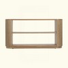 KIGFTSOD Modern Console Table - Slim Design with Open Shelf & Wood Grain, Versatile for Entryway, Hallway & Living Room - 3 of 4