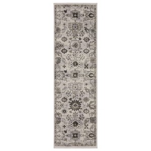 Oriental Weavers Chamberlain CH06B Ivory/ Grey Indoor Area Rug - 2'3" x 7'6" - 1 of 4