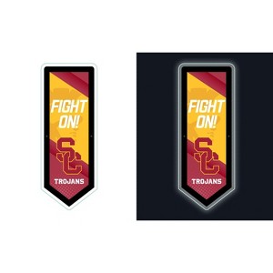 Evergreen Ultra-Thin Glazelight LED Wall Decor, Pennant, University of Southern California- 9 x 23 Inches Made In USA - 1 of 4