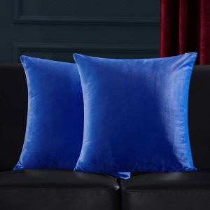 Deconovo Velvet Throw Pillow Covers, 2-Pack – Cover Only, Soft Feel - 1 of 4