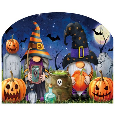 Briarwood Lane Art Sign 8.25x10.25 Halloween Gnomes For Halloween Art Sign