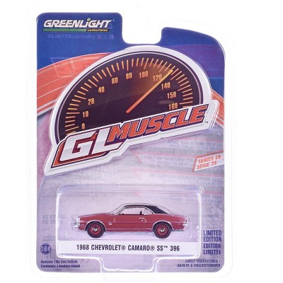 1968 Chevrolet Camaro SS 396 Cordova Maroon with Black Top "GreenLight Muscle" Series 29 1/64 Diecast Model Car by Greenlight