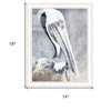 HomeRoots PELICAN White Framed Print Wall Art - 3 of 4