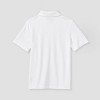 Kids' Short Sleeve Performance Uniform Polo Shirt - Cat & Jack™ White - image 2 of 3