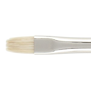 Creative Mark Pro Stroke Premium White Chungking Hog Bristle Artist Paint Brush - Bright - Natural Bristle Brush w/ Great Control Suitable for Oils, - 1 of 2