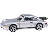 1987 RUF CTR Yellowbird Silver Metallic 1/64 Diecast Model Car by Paragon - 2 of 3