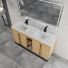 GDFStudio Winslow Modern Freestanding Bathroom Vanity with Resin Double Sink - 4 of 4