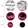 Big Dot of Happiness 2026 Maroon Graduation Party Giant Circle Confetti - Party Decorations - Large Confetti 27 Count - 2 of 4