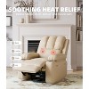 Coucheta Oversized Recliner Chair with Heat & Massage, 400lbs Weight Capacity, 22 Wide Seat in Choice of Colors - 4 of 4