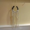 Aoibox Handmade Equestrian Macrame Wall Art, White Horse Lover Decor, Intricate Knot Design for Home or Office - 3 of 4