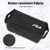 Fila Travel Toiletry Bag for Men, Water-Resistant Anti-Slip Bottom Men's Shaving Kit Bathroom Organizer, Polyester Fabric Bathroom Organizer (Black) - 4 of 4
