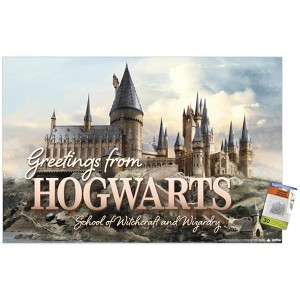 Trends International The Wizarding World: Harry Potter - Greetings From Hogwarts Unframed Wall Poster Prints - 1 of 4