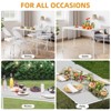 20.07"x47.24" Rectangle Folding Table, Card Table with Anti-Slip Feet Caps, Scratch & Stain Resistant - 4 of 4