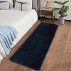Shaggy Area Rug Modern Indoor Plush Fluffy Rugs Soft and Comfy Velvet Faux Fur Carpet Rugs for Bedroom Living Room Nursery - 2 of 4