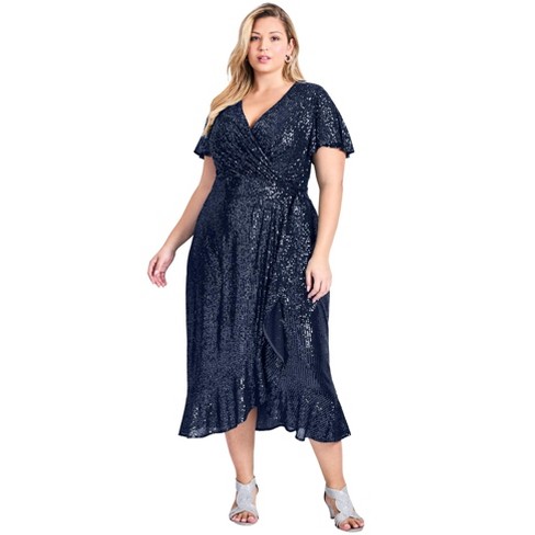 Wrap dress size retailer 24