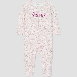 Carter's Just One You® Baby Girls' Little Sister Sleep N' Play - Pink - 1 of 3