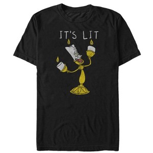 Men's Beauty and the Beast Lumiere It's Lit T-Shirt - 1 of 4