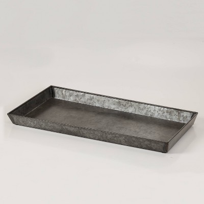 Galvanized Boot Tray