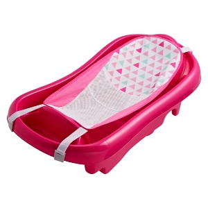 The First Years Sure Comfort Deluxe Newborn-to-Toddler Tub with Sling - Pink