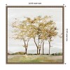 Amanti Art Golden Acre Wood (Trees) by Isabelle Z Canvas Wall Art Print Framed 22 x 22-in. - 4 of 4