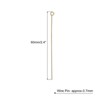 Unique Bargains DIY Craft Necklaces Bracelets Earrings Jewelry Making Iron 21 Gauge Eye Pins 200 Pcs - 2 of 4