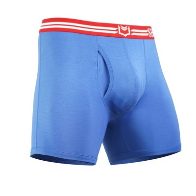 SHEATH 4.0 MEN'S DUAL POUCH BOXER BRIEF - Red White Blue.