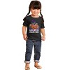 Funny Halloween Chilled to the Bone Toddler Baby Graphic T Shirt Brisco Brands Black 6M - 4 of 4