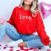 Simply Sage Market Women's Graphic Sweatshirt Love Typewriter - 2 of 3