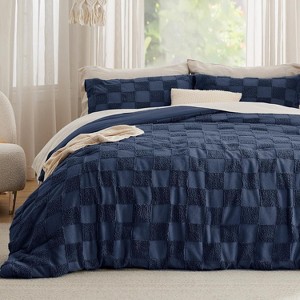 3 Pieces Boho Duvet Cover Set for All Seasons Soft Shabby Chic Embroidery Boho Bedding - 1 of 4