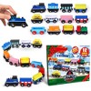 Joyfy 2025 Christmas Advent Calendar – 12 Days of Magnetic Wooden Train Cars All Aboard the Holiday Countdown Express! - 2 of 4