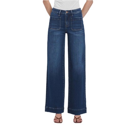 Women's High Rise Wide Trouser - FLYING MONKEY