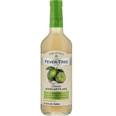Fever Tree Classic Margarita Mix - Premium Quality Mixer - Refreshing Beverage for Cocktails & Mocktails 750ml Bottles