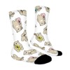 Bear With Guitar Women Printed Crew Socks Funny Funky Socks Soft Polyester Novelty Gifts for Artists Men - 3 of 4