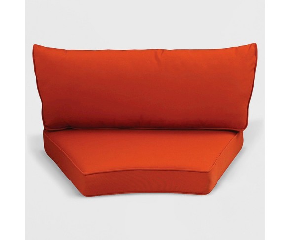 Harrison Sectional Seat and Back Replacement Cushion Terracotta - Grand Basket