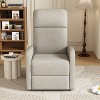 Modern Manual Recliner Accent Chair with Adjustable Backrest, Comfortable Home Theater Recliner for Living Room - Christopher Knight Home - 3 of 4