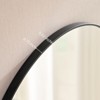 SEVOBAL Bathroom Vanity Mirrors Oval Metal Frame Distortion Durable Rust Resistant Easy Installation Shatter Proof Anti Fog, Black, 40"*30"*0.75" - 4 of 4