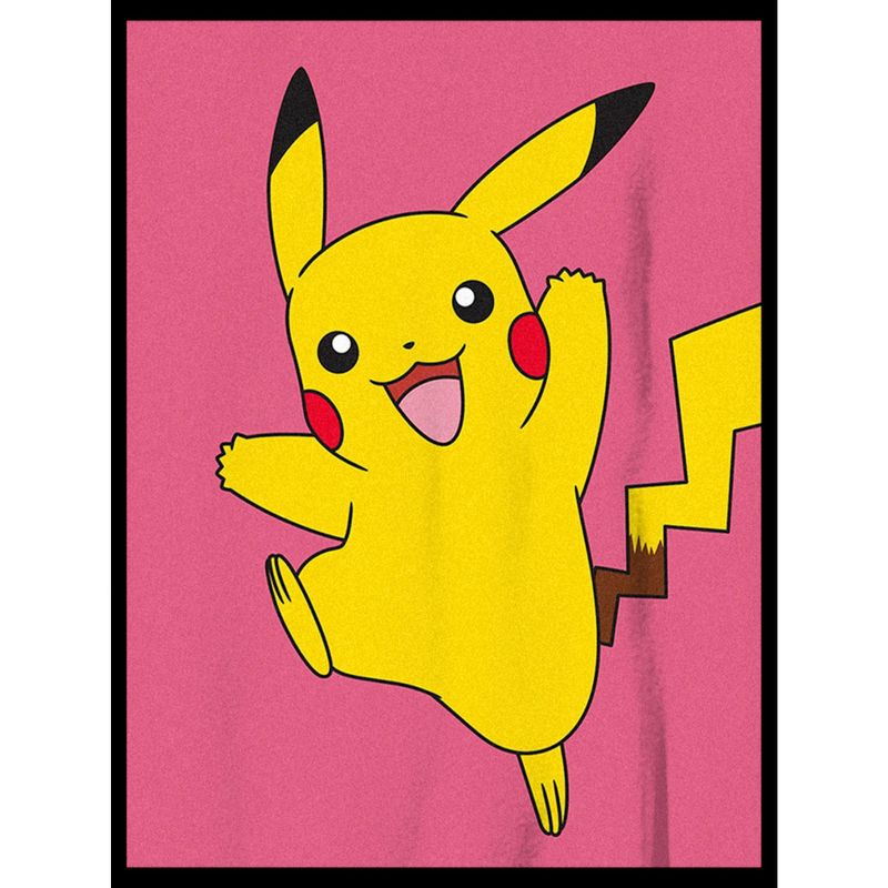 Boy's Pokemon Pikachu Happy Jump T-Shirt, 2 of 6