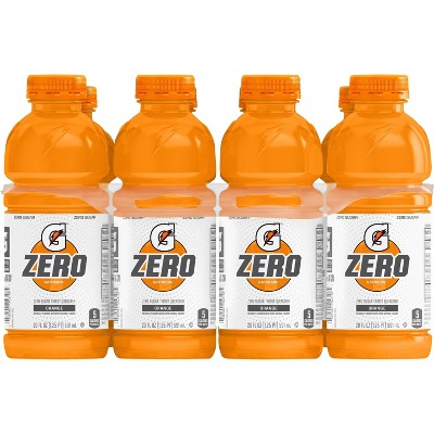 Gatorade G Zero Orange Sports Drink - 8pk/20 fl oz Bottles