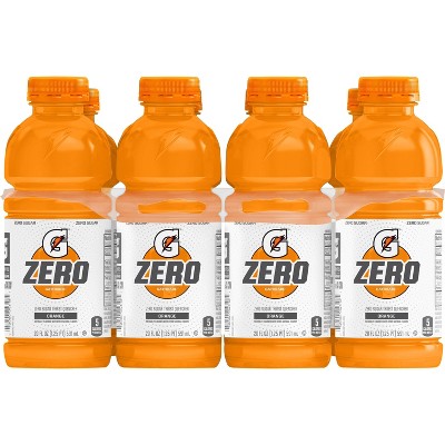 Gatorade G Zero Orange Sports Drink - 8pk/20 fl oz Bottles