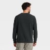 Men's Vintage French Terry Crewneck Sweatshirt - Goodfellow & Co™ Charcoal Gray - 2 of 3