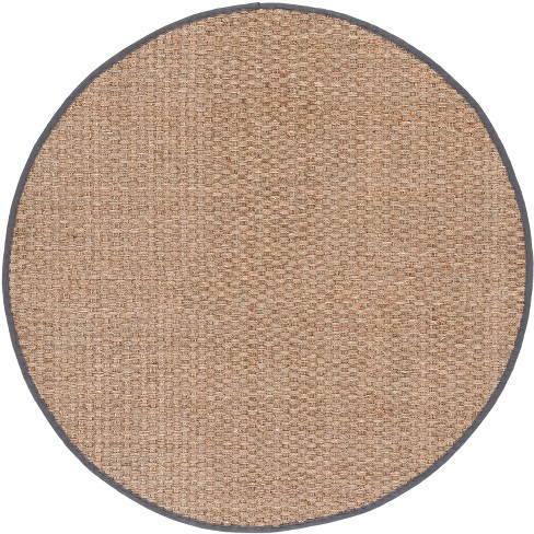 Natural Solid shops Loomed Area Rug by Safavieh New